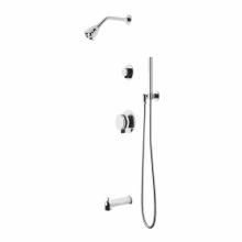 Waterworks 05-63299-07261 - Decibel Pressure Balance Shower Package with 2 3/4'' Head, Handshower, Tub Spout and