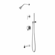 Waterworks 05-25901-22859 - Decibel Pressure Balance Shower Package with 2 3/4'' Head, Handshower, Tub Spout and