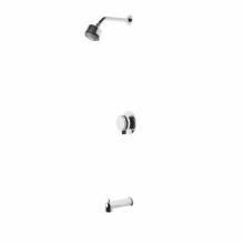 Waterworks 05-03071-76584 - Decibel Pressure Balance Shower Package with 3 1/4'' Rain Shower Head and Tub Spout in