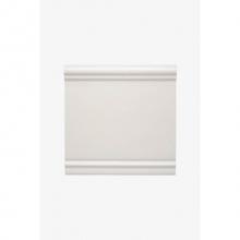 Waterworks 02-40999-66044 - Archive Fifth Avenue Standard Base 6 x 6 Standard Stopend (Left) in White Glossy Solid