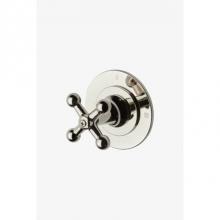 Waterworks 05-98170-15730 - Dash Two Way Pressure Balance Diverter Valve Trim with Roman Numerals and Metal Cross Handle in Ma