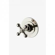 Waterworks 05-66890-76200 - Dash Two Way Thermostatic Diverter Valve Trim with Roman Numerals and Metal Cross Handle in Matte