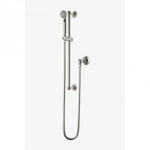 Waterworks 05-99737-60406 - Dash Handshower on Bar in Nickel, 2.5gpm