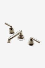 Waterworks 07-43801-48190 - Henry Low Profile Three Hole Deck Mounted Lavatory Faucet with Metal Lever Handles in Shadow,
