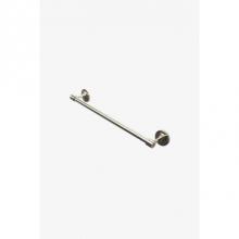 Waterworks 22-14207-14475 - Henry 18'' Single Metal Towel Bar in Nickel
