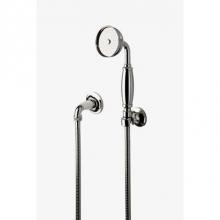 Waterworks 05-59147-23673 - Easton Classic Handshower On Hook with Metal Handle in Nickel, 1.75gpm