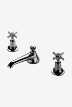 Waterworks 07-47774-19318 - Easton Classic Low Profile Three Hole Deck Mounted Lavatory Faucet with Metal Cross Handles in
