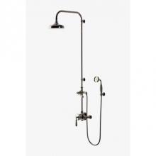 Waterworks 05-78619-88366 - Easton Classic Exposed Thermostatic System with 8'' Shower Rose with Metal Lever