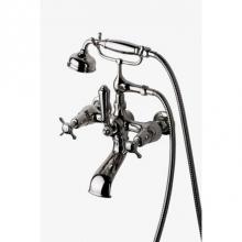 Waterworks 09-20377-18827 - Easton Classic Exposed Tub Filler, 1.75gpm Metal Handshower and Lever Diverter in Nickel