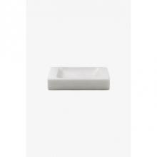 Waterworks 19-01083-41243 - Resin Freestanding One Size Rectangular Soap Dish in Frost