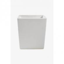 Waterworks 19-92614-43265 - Resin Small Rectangular Waste Can in Frost