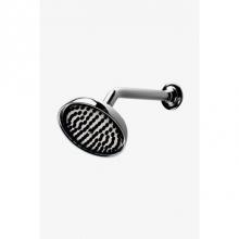 Waterworks 05-34853-60946 - Opus 5 1/2 Shower Head, Arm and Flange with Fixed Spray in Unlacquered Brass, 1.75gpm