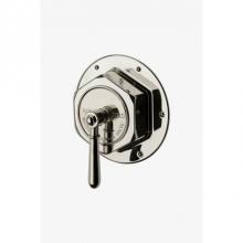 Waterworks 05-38802-27536 - Regulator Thermostatic Control Valve Trim with Metal Lever Handle in Unlacquered Brass