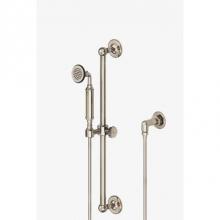 Waterworks 05-90210-10194 - Regulator Handshower on Bar with Metal Handle in Chrome, 2.5gpm