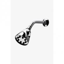 Waterworks 05-06775-07857 - Universal 3 1/2 Shower Head, Arm and Flange with Adjustable Spray in Nickel, 1.75gpm