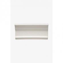 Waterworks 02-19237-32259 - Architectonics Handmade Universal Cornice Rail 3 x 6 Finished and Glazed (Left) in Muslin Glossy C