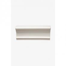 Waterworks 02-70476-49223 - Architectonics Handmade Universal Soffit Rail V-Cap Incorner in Cactus  Glossy Crackle