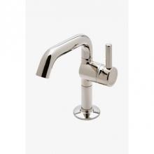 Waterworks 07-97946-92730 - .25 One Hole High Profile Bar Faucet, Short Metal Handle in Dark Nickel