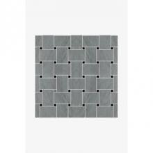 Waterworks 03-82101-22510 - Luminaire 4cm x 6cm Basketweave Mosaic in Verde Luna