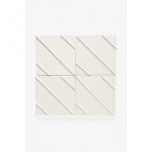 Waterworks 02-85908-19431 - Architectonics Handmade Odyssey Decorative Field Tile Maze Relief 6 x 6 in Cactus Glossy Crackle