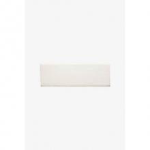 Waterworks 02-98894-56202 - Architectonics Handmade Field Tile 4 x 12 Bullnose Single (Short) in Birch Glossy Solid