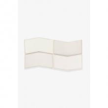Waterworks 02-25438-87075 - Architectonics Handmade Decorative Field Tile Wing 3 x 6 in Faux Clear Glossy Solid