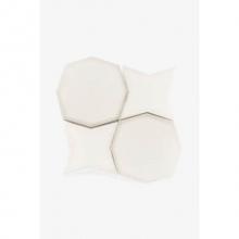 Waterworks 02-54433-53787 - Architectonics Handmade Decorative Field Tile Jigsaw 8 x 8 in Nile Glossy Solid