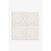 Waterworks 02-83716-94251 - Architectonics Handmade Boss Decorative Field Tile Hexad Grande 6 x 6 in Lace Glossy Layered