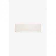Waterworks 02-06476-91686 - Architectonics Handmade Field Tile 2 x 6 Bullnose Single (Long) in Dove Glossy Solid
