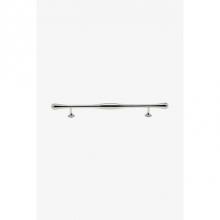 Waterworks 22-55841-94092 - Cushing 18 Scored Pull in Unlacquered Brass