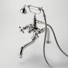 Waterworks 09-03412-32658 - Olympia Exposed Tub Filler With Handshower and Metal Lever Diverter in