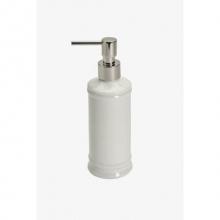 Waterworks 19-47365-44954 - Dorset Soap Dispenser with Nickel Pump in Ivory Glossy Solid