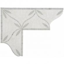 Waterworks 03-95028-20141 - Signet Olivia Petite Continuous Corner 7 5/8'' x 13 3/8'' in Stone Group