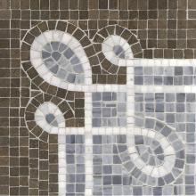 Waterworks 03-51678-06751 - Parramore Monogram Continuous Corner 11 in Stone Group 1, 2, 3, and 4