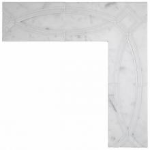 Waterworks 03-50611-97971 - Aqualinea Reticulated A Continuous Corner 3 3/4'' x 13 7/8'' in Stone Group