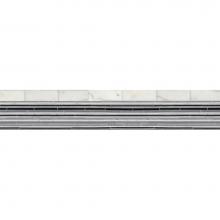 Waterworks 03-23571-83369 - Parramore Simply Sticks Border 6 5/8 x 12 in Stone Group 1, 2, 3, and 4