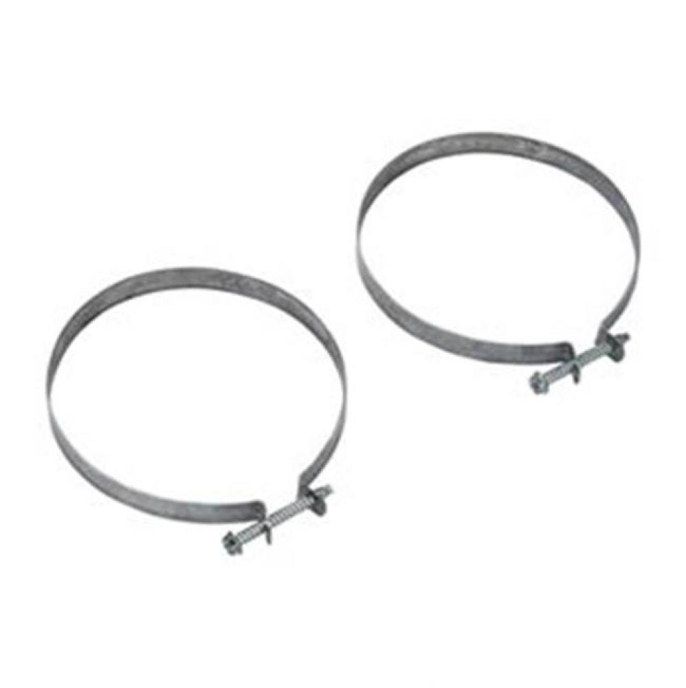 Dryer Vent Kit: 4-In Stainless Steel Clamps With Phillips/Hex Head Screw - Includes 2 Clamps