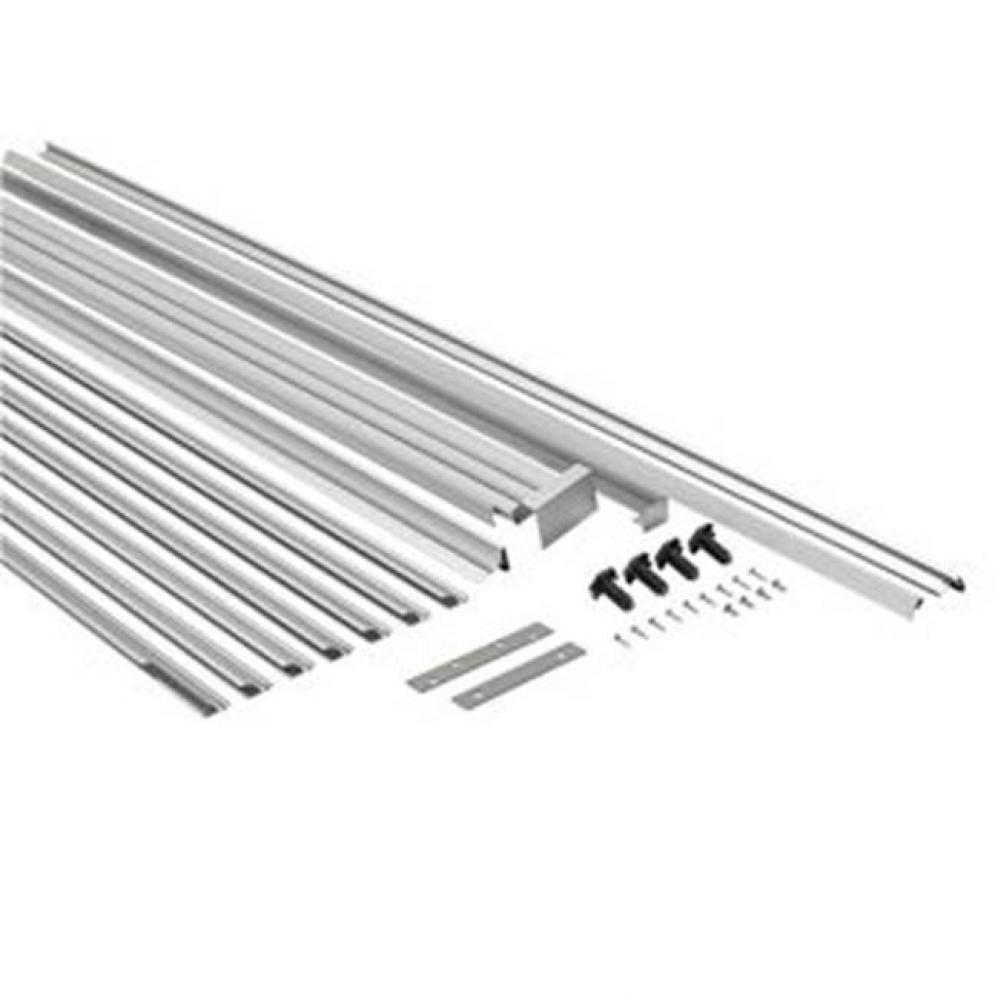 Refrigeration Sidekick Trim Kit: Stainless Steel Fits Wsz57L18Dm Wsr57R18Dm