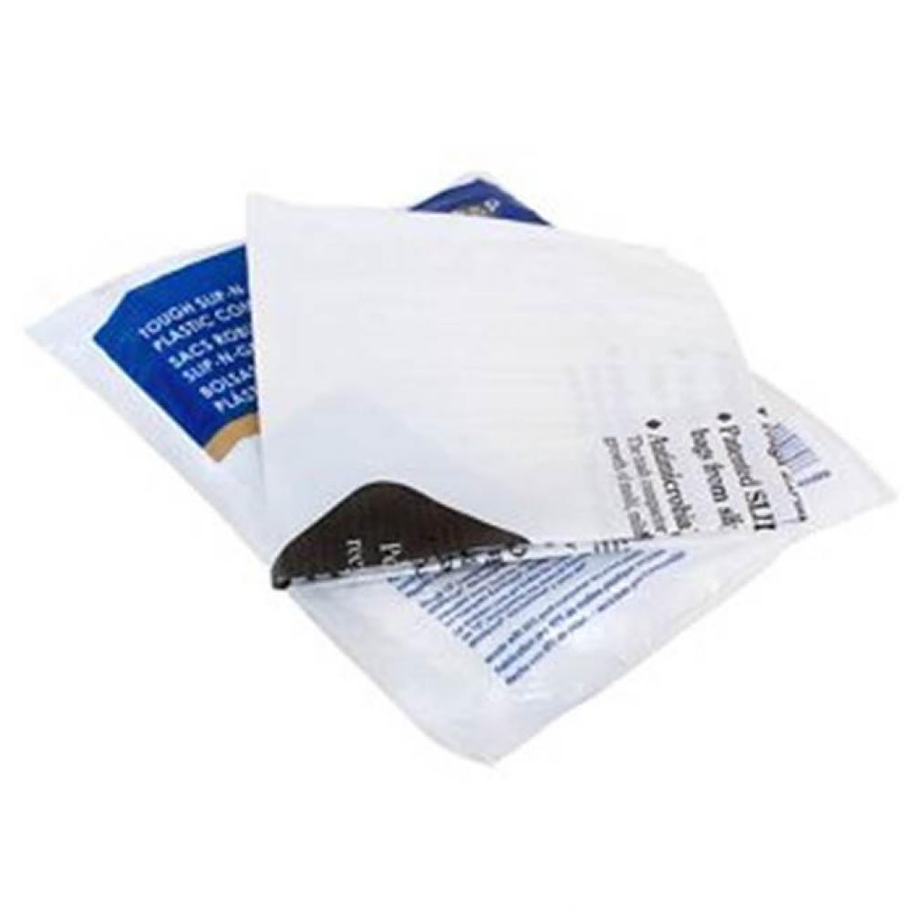 15 Pack, White Compactor Bags, 2.5 Mils Thick, 3 Ply Construction For Exceptional Strength And Per