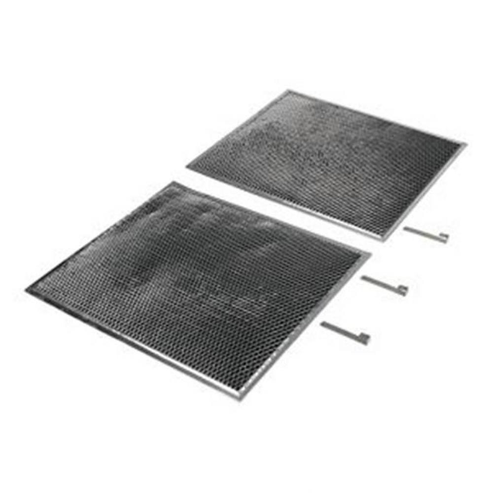 Range Hood Recirculation Replacement Filter Kit: 2 Of 16 1/2-In X 11 1/2-In Charcoal Filter, 4 Spr