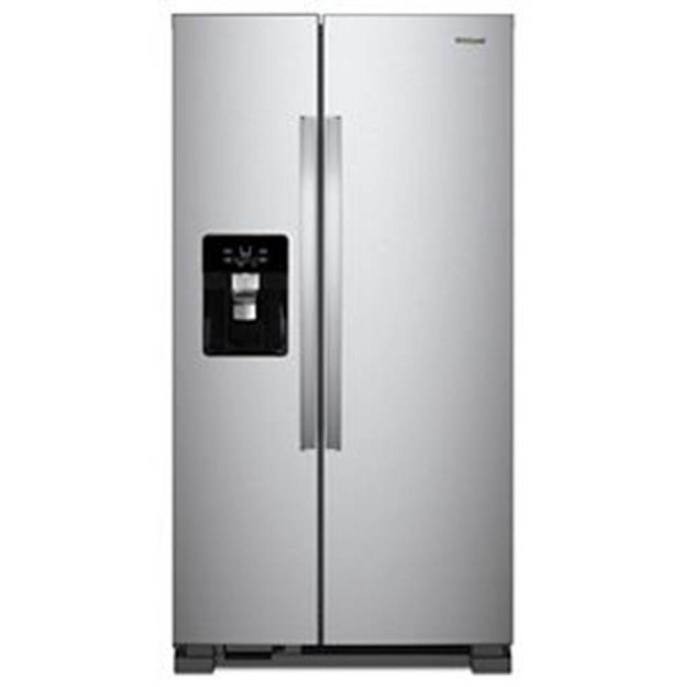 33-Inch Wide Side-By-Side Refrigerator - 21 Cu. Ft.