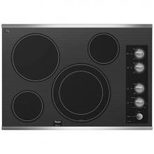 Whirlpool G7CE3034XS - Whirlpool Gold® 30-inch Electric Ceramic Glass Cooktop with 12''/9'' Dual