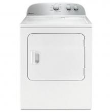 Whirlpool WED4985EW - 5.9 cu. ft. Top Load Electric Dryer with Flat Back Design