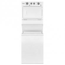 Whirlpool WET4027HW - Electric Full Size Stacked Laundry Center, 3.5 Cu.Ft / 5.9 Cu.Ft., Dual Action Agitator, Fabric So