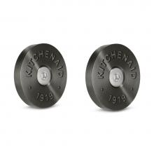 Whirlpool W11368841BO - Range Handle Medallions: (Qty 2) Medallions With 1/8-In Hex Wrench, (Qty 2) Medallion Screws For K