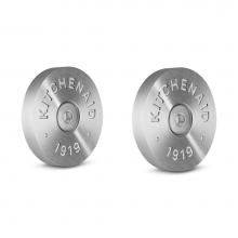 Whirlpool W11368841SI - Range Handle Medallions: (Qty 2) Medallions With 1/8-In Hex Wrench, (Qty 2) Medallion Screws For K
