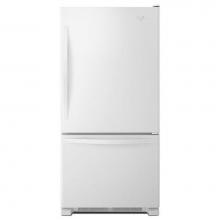 Whirlpool WRB322DMBW - 33-inches wide Bottom-Freezer Refrigerator with SpillGuard™ Glass Shelves - 22 cu. ft