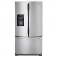 Whirlpool WRF767SDEM - 36-inch Wide French Door Bottom Freezer Refrigerator with Dual Icemakers - 27 cu. ft.
