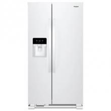 Whirlpool WRS321SDHW - 33-Inch Wide Side-By-Side Refrigerator - 21 Cu. Ft.