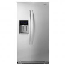 Whirlpool WRS586FIEM - 36-inch Wide Side-by-Side Refrigerator with Temperature Control - 26 cu. ft.